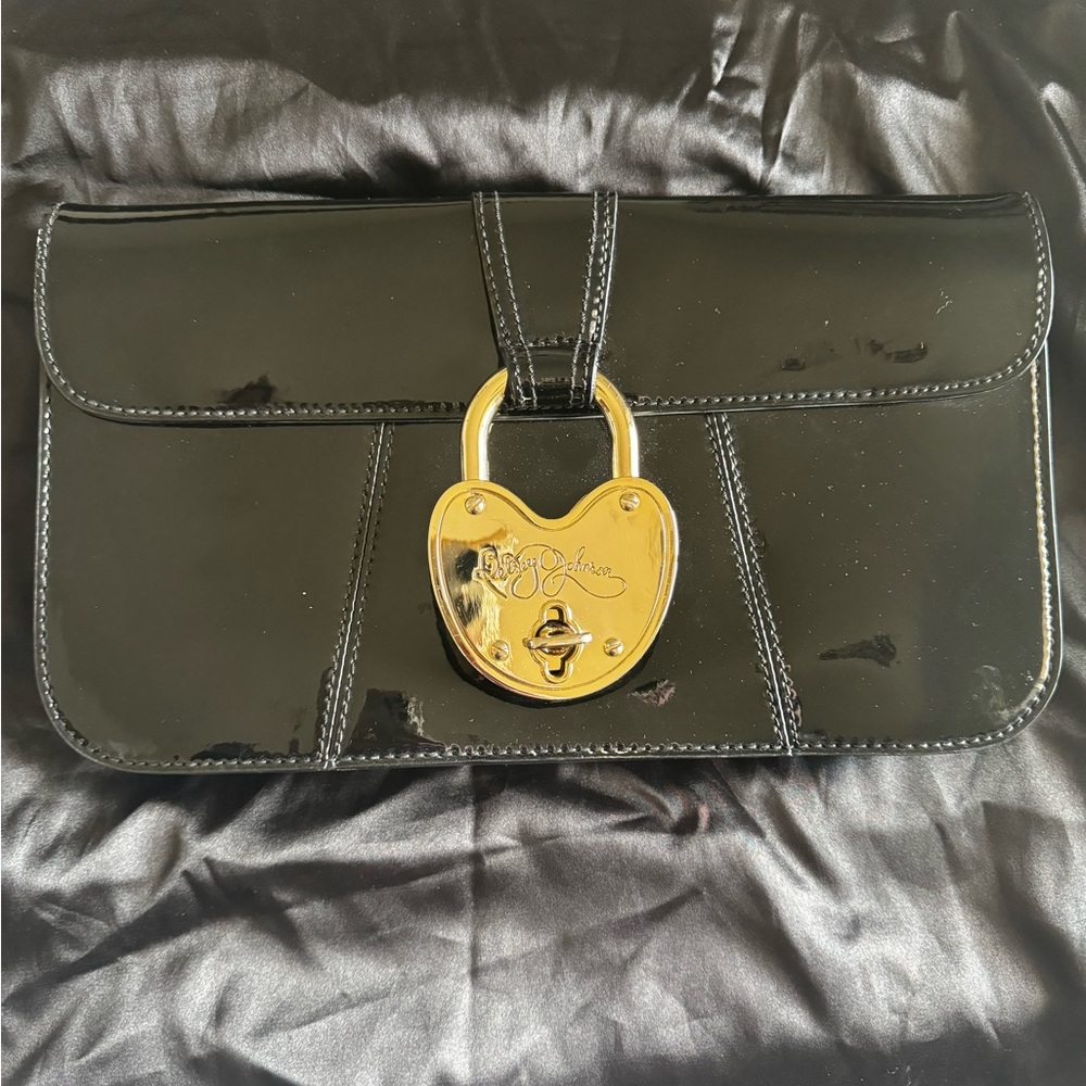 Betsy Johnson Patent Leather Clutch